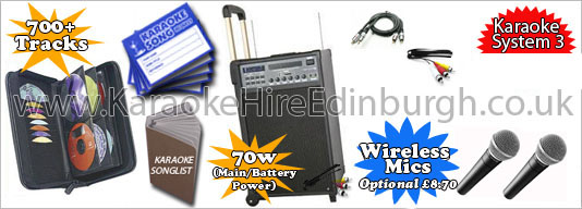 Karaoke Hire Edinburgh karaoke system 3