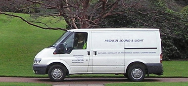 Karaoke Hire Edinburgh delivery van